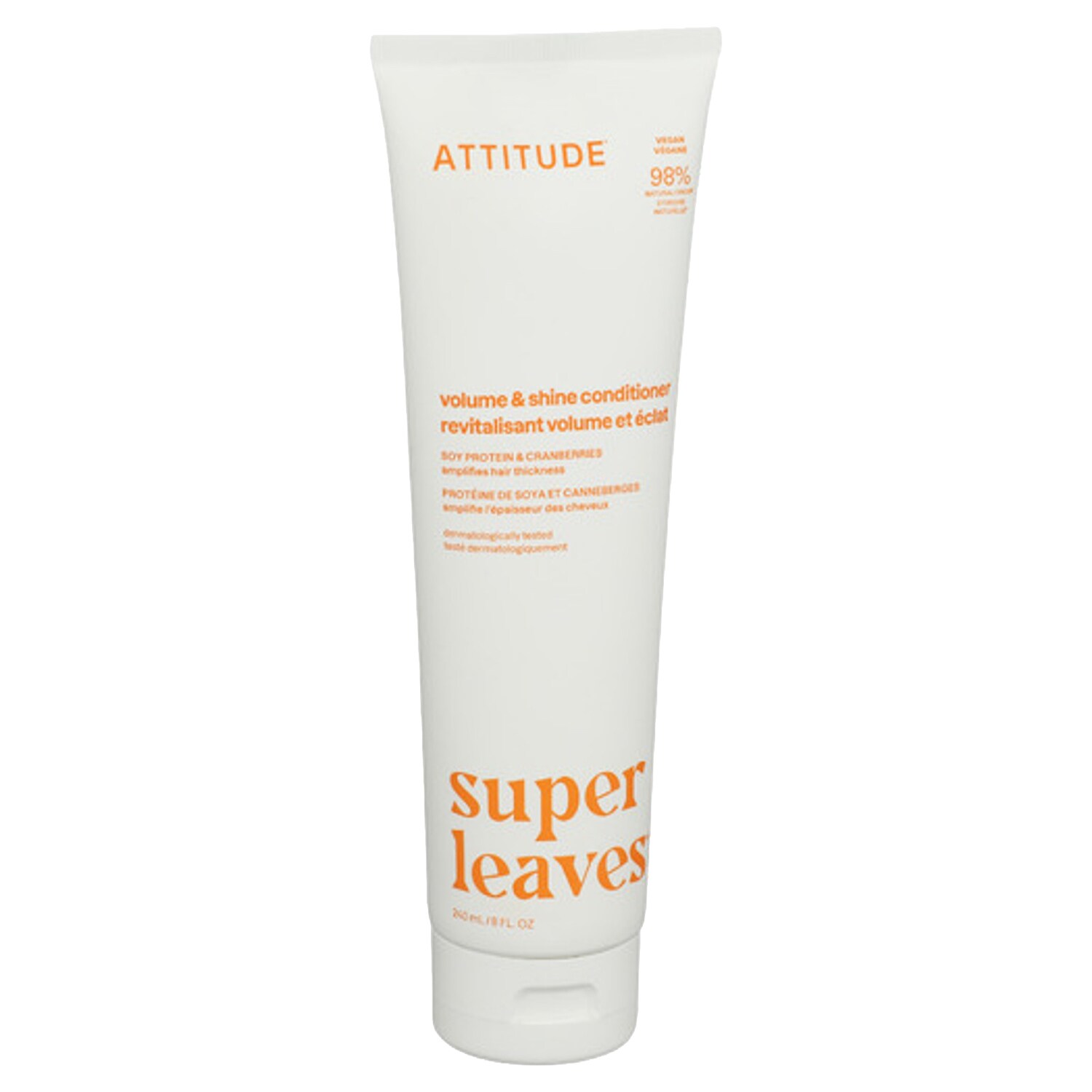 Attitude Super Leaves, Volume & Shine Conditioner, Soy Protein & Cranberries